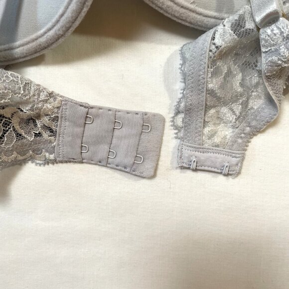 Natori Devotion Contour Undewire Padded Bra 34DD Mink White Lace - Picture 7 of 13